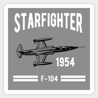 F-104 Starfighter Military Aircraft Sticker